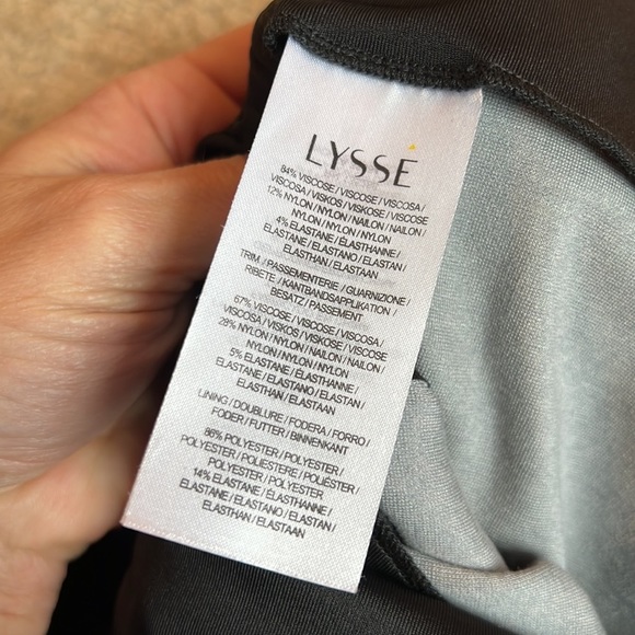 Lysse Snake reptile pull on leggings size XL black x large - Picture 6 of 7